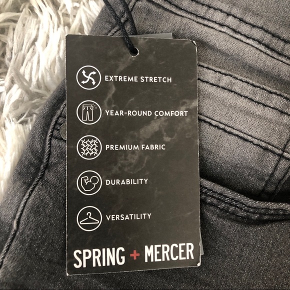 Spring & Mercer Skinny Fit Gray Jeans - Picture 7 of 7